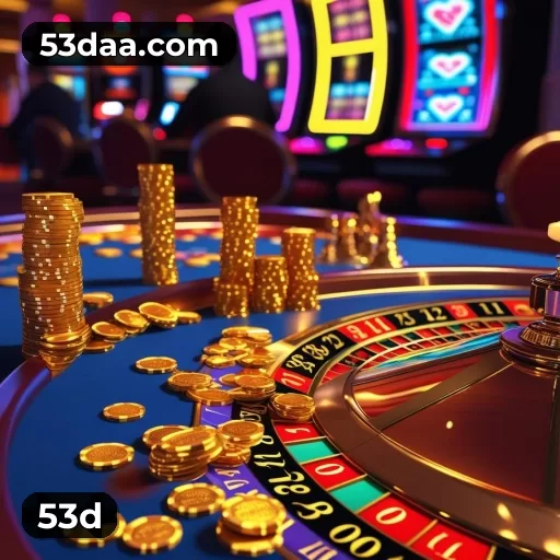 Imagem promocional da 53d mostrando benefícios e ofertas da plataforma