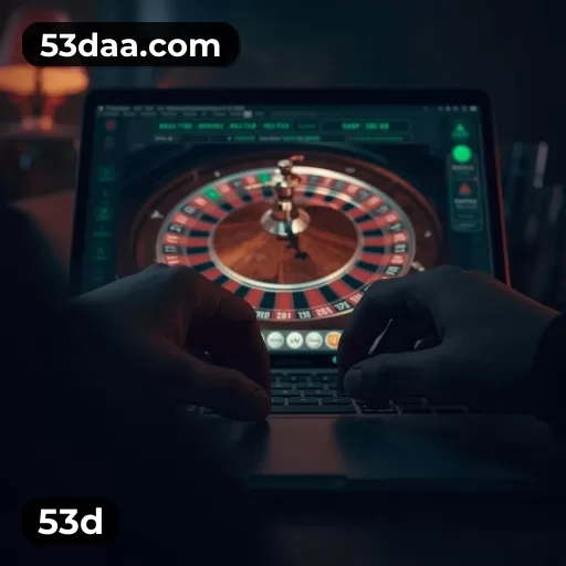 Imagem promocional da 53d divulgando a plataforma e suas promoções