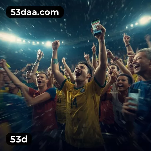 Imagem promocional da 53d apresentando a plataforma e seus recursos